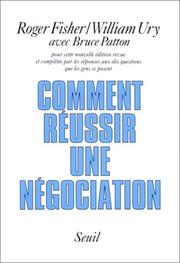 Cover of: Comment réussir une négociation ?