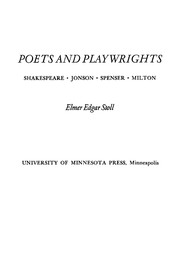 Cover of: Poets and playwrights by Elmer Edgar Stoll
