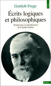 Cover of: Ecrits logiques et philosophiques