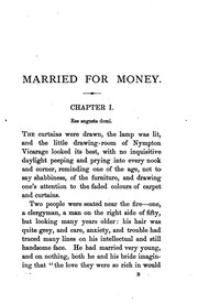 Cover of: Married for money