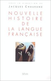 Cover of: Nouvelle histoire de la langue française