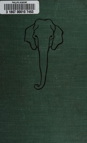 Elephant Bill by Williams, J. H.