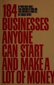 Cover of: 184 Businesses Anyone Can Start and Make