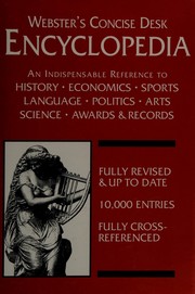 Cover of: Webster's Concise Desk Encyclopedia by Michael Upshall