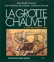 Cover of: La grotte Chauvet à Vallon-Pont-d'Arc by Jean-Marie Chauvet