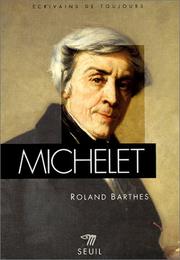 Cover of: Michelet by Roland Barthes