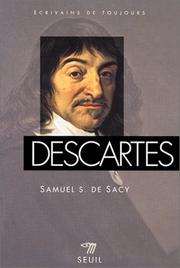 Cover of: Descartes by Samuel S. de Sacy
