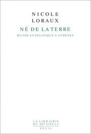 Cover of: Né de la terre by Nicole Loraux