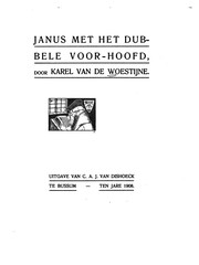 Cover of: Janus met het dubbele voor-hoofd by Karel van de Woestijne