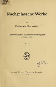 Werke by Friedrich Nietzsche