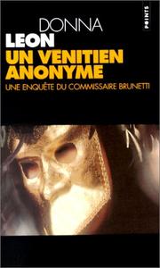 Cover of: Un Vénitien anonyme by Donna Leon