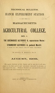 Cover of: Technical bulletin. by Massachusetts Agricultural Experiment Station.