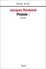 Cover of: Poésie: récit