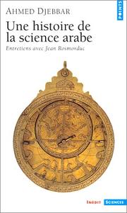 Cover of: Une histoire de la science arabe by Ahmed Djebbar