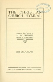 Cover of: The Christian church hymnal