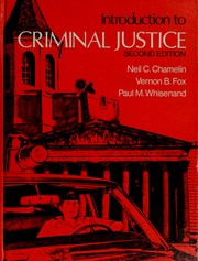 Cover of: Introduction to criminal justice by Neil C. Chamelin