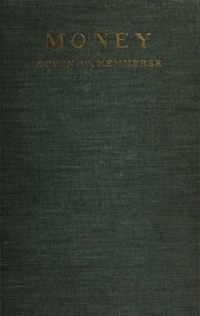Money by Edwin Walter Kemmerer
