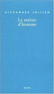 Cover of Le métier d'homme