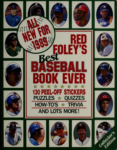 RED FOLEY'S BEST BASEBALL BOOK 1989 EDITION by Red Foley