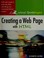 Cover of: Creating a Web page with HTML