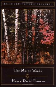 Cover of: The Maine woods by Henry David Thoreau