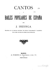 Cover of: Cantos y bailes populares de España