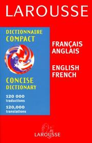 Cover of: Larousse Concise Dictionary French English/English French