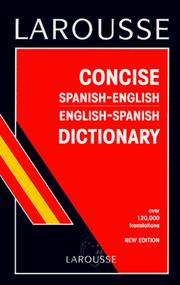 Cover of: Larousse diccionario manual: español-inglés, inglés-español.