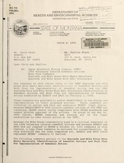 Cover of: Letter, re: Upper Blackfoot Mining Complex (UBMC) 1994 voluntary interim remedial actions work plan comments ... by Judy Lynn Reese