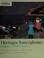 Héritages francophones by Jean-Claude Redonnet, St. Onge, Ronald R., Susan S. St. Onge