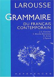 Cover of: Grammaire français contemporain