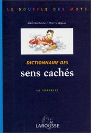 Cover of: Dictionnaire des sens cachés by Alain Duchesne, Thierry Leguay