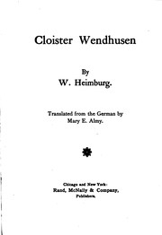 Cover of: Cloister Wendhusen by W. Heimburg