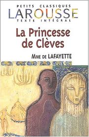 Cover of: La Princesse De Cleves by Madame de La Fayette