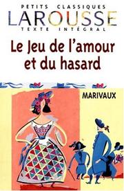 Cover of: Le jeu de l'amour