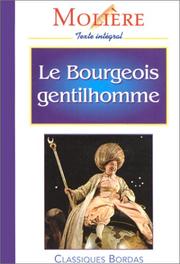 Cover of: Le Bourgeois Gentihomme by Molière