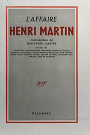 L' affaire Henri Martin by Jean-Paul Sartre