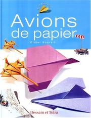 Avions de papier by Didier Boursin
