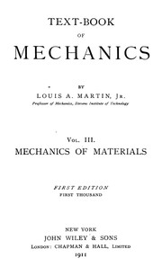 Cover of: Text-book of mechanics by Louis Adolphe Martin