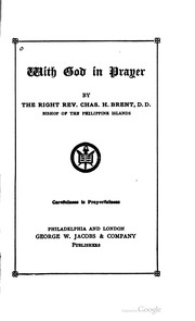 Cover of: With God in prayer.