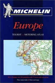 Cover of: Europe by Michelin Travel Publications