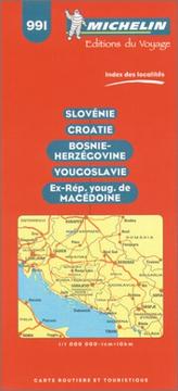 Michelin Slovenie, Croatia, Bosnie Atlas by Michelin Editions du voyage (Firm), Michelin Travel Publications