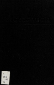 Cover of: Segregation: the inner conflict in the South.