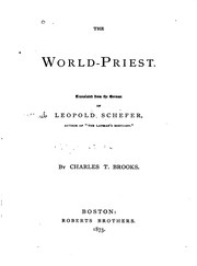Cover of: The world-priest.