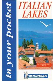 Cover of: Michelin In Your Pocket Italy Lake District, 1e (In Your Pocket) | Michelin Travel Publications