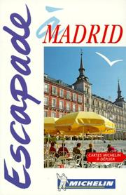 Cover of: Michelin In Your Pocket Madrid by Michelin Travel Publications