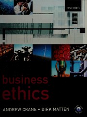Cover of: Business ethics by Andrew Crane