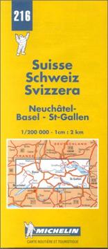 Cover of: Michelin Map Neuchatel/Basel/St. Gallen | Michelin Travel Publications