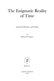 Cover of: The enigmatic reality of time by Michael F. Wagner