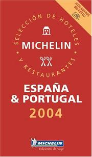 Cover of: Michelin Red Guide 2004 Espana & Portugal: Hotels & Restaurants